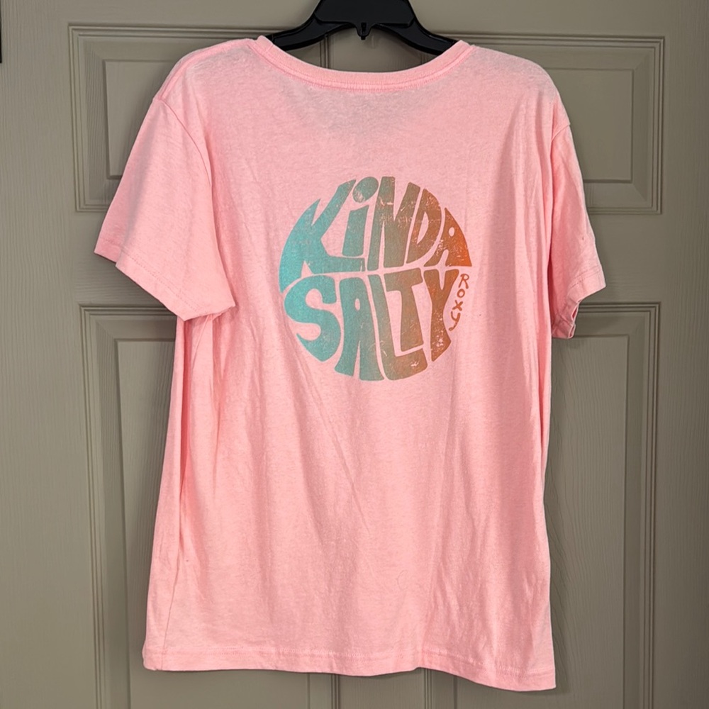 Roxy “Kinda Salty” Graphic T-Shirt Size XL